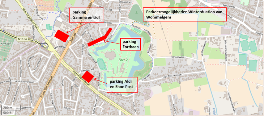 parkings in de buurt
